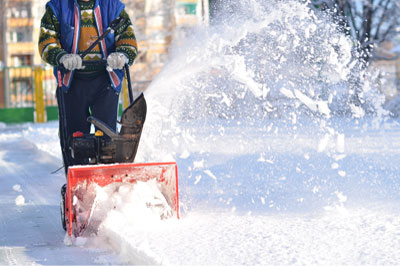 Snow Blower in Winter Snow Blower in Winter